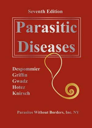 Book cover "Clinical Appendix for the Seventh Edition of Parasitic Diseases"