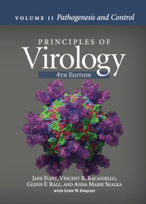Book cover "Principles of Virology - Pathogenesis and Control Volume II"