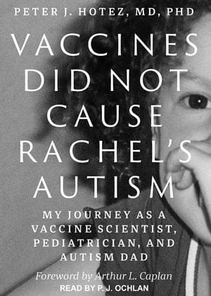Book cover "Vaccines Did Not Cause Rachel’s Autism"