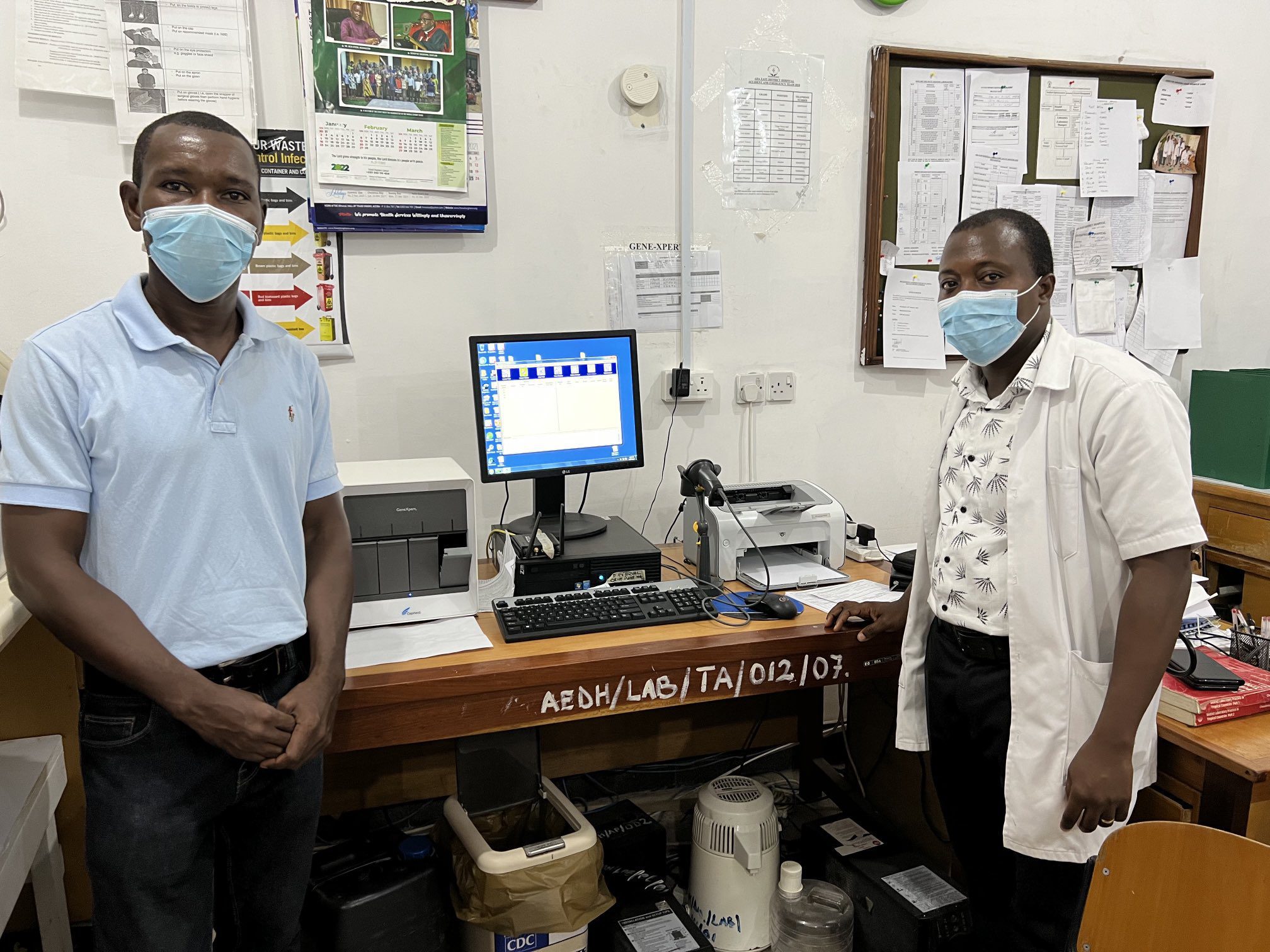 Dr. Griffin visited Big Ada hospital near the Volta river. Lots of schistosomiasis, malaria and soil transmitted helminths