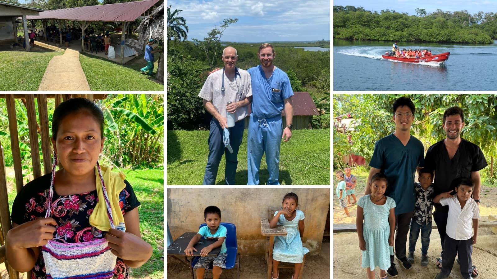 Image of doctors and locals from the most recent Panama trip for Floating Doctors